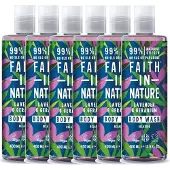 Faith In Nature – Body Wash Lavender & Geranium – 6 pak – Voordeelverpakking