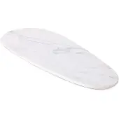 XLBoom Serveerplank Max marmer | marmer wit 64x27x2 cm dienbladen | NADUVI