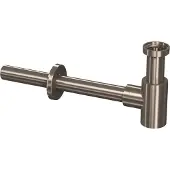 Ink Fonteinsifon Laag Model - Brushed Nickel - 8718835105075 - Wastafels, Sifons