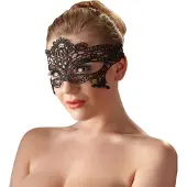 Cottelli collection Chiq Zwart Oogmasker