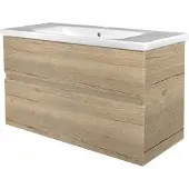 Best design Quick badkamermeubel 100cm eikenhout