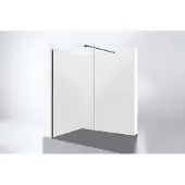 Best design Dalis inloopdouche 60cm mat-zwart