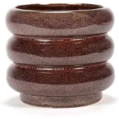 Serax Bloempot=Sierpot Aubergine D 14.5 cm H 12.5 cm