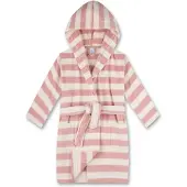 Sanetta - Kid's Bathrobe Stripe 233054 - Badjas 92, roze