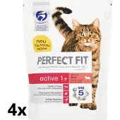 Perfect Fit - Droogvoer - Active - Rund - 4x750g