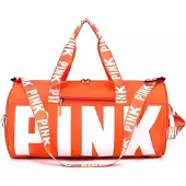 Pink Sporttas - Sporttas - Fitness Tas - Weekendtas - Sport Tas - Kleine Sporttas - Reistas Medium 25 Liter - Oranje - Strandtas - Goede voornemens 2026