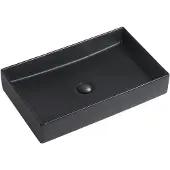 Guido Gusto Wastafel Carla 60x37x11cm mat wit inclusief afvoerplug