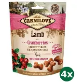 Carnilove 4x200 gr crunchy snack lam / cranberries hondensnack