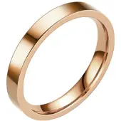 LGT JWLS LGT Jewels smalle stalen ring Rose 3mm-17mm
