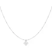 Yehwang Ketting Clover - - Ketting - 39 cm - Zilver
