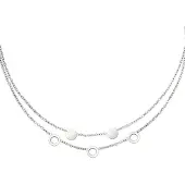 Yehwang Ketting It's Mutual - Zilver - RVS - verstelbaar