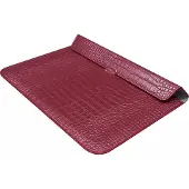 Mobigear Laptophoes geschikt voor Laptop | Envelope Croco Sleeve 13 inch Laptop hoes - Rood