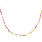 Yehwang Ketting- Colourful pearls - #summer collection