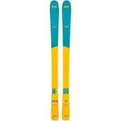 Zag - Ski's - Harfang 86 Lady 2026 voor Dames van Hout - Maat 155 cm - Geel