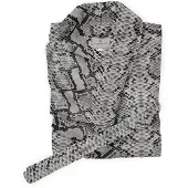 Linnick Flanel Fleece Badjas Snake - naturel - XL