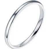 LGT JWLS LGT Jewels smalle stalen ring Zilverkleurig 2mm-20mm