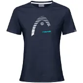 Head Tennisshirt Women Club Lara Dark Blue-L