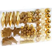 Casaria Kerstballen 102-delig Goud