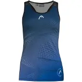 Head Racket Play Sleeveless T-shirt Blauw XL Vrouw