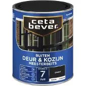 Cetabever Deur- & Kozijnbeits Deur & Kozijn - Zwart - Zijdeglans - 750ml