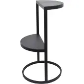 Loft42 Levels Plantenzuil - Metaal - Mat Zwart - 70x40