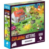 Exploding Kittens Housing Boom Puzzel van - 1000 Stukken Puzzel voor Volwassenen, Tieners en Kinderen