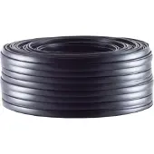 S-Impuls Telefoonkabel 6-aderig op rol | CCA (AWG30) | plat | zwart | 25 meter