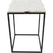 Loft42 Marble Bijzettafel Vierkant 32x32x46