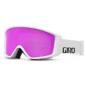 Giro Skibril Giro Index 2.0 White Wordmark Amber Pink