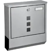 Hi Brievenbus 30,5x9,6x33,5 cm roestvrij staal