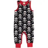 Maxomorra Playsuit SCARY SKELETON 74/80