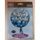 Anagram Folie ballon Happy Birthday