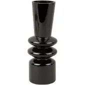 Present Time Vaas Sparkle Straight - Zwart - Ø7,5cm