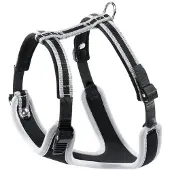 Ferplast Ergocomfort P, hondentuig, voor kleine honden, maat S, grijs, effen, 56 cm