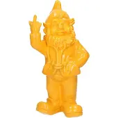 Stoobz Design Kabouter f*ck you 30 cm geel