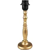 Clayre & Eef Lampenvoet Ø 10x30 cm Goudkleurig Hout Lampvoet Goudkleurig Lampvoet