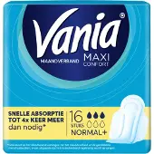 Vania Maxi Confort Maandverbanden Normal + 16 St Verband