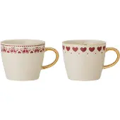 Bloomingville Jolly mok 2-pack Red