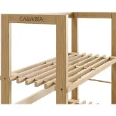 Casaria Badkamerrek Öland Bruin Hout 136x58x27cm