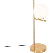 QAZQA Art Deco tafellamp goud en opaal glas - Flore