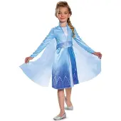 Disney Frozen Elsa op reis Kinderkostuum Klassiek M (7-8 jaar)