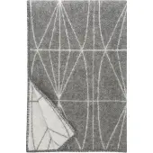 Lapuan Kankurit Wollen Plaid - KEHRÄ (130x180cm) Grijs - Plaids.shop