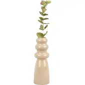 Present Time Vase Sparkle Bottle glass - sand brown
