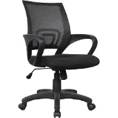Linea bureaustoel - Felluca - met armleuning - zwart - LF-1100001