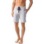 Mey Enjoy Regular Fit Korte joggingbroek lichtgrijs, Effen