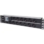 Intellinet 714051 Steckdosenleiste 15fach 3m Anschlussk. schw.