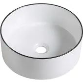 Guido Gusto Waskom Valentina 35x35x14cm glans wit