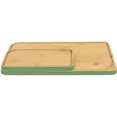 Pebbly Snijplank Met Sapgeul Sage Green (2-Delig)