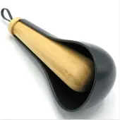 Cookut CK-0150 Morty vijzel en stamper met schenktuit uit plastic en bamboe 23x8x7cm