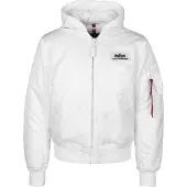 Alpha industries Outdoorjas 'MA-1 ZH' zwart / wit